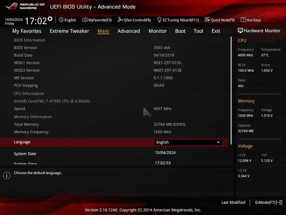 Дъно Дънна платка ASUS Z97 Maximus Hero VII 1150 DDR3 OVERCLOCK