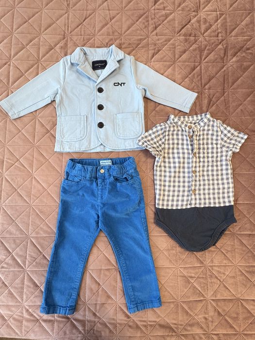 Официален костюм за бебе момче 9-12 месеца