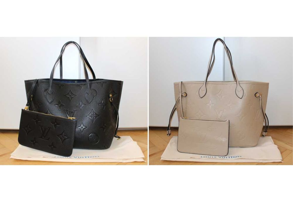 Дамска чанта Louis Vuitton Neverfull Empreinte