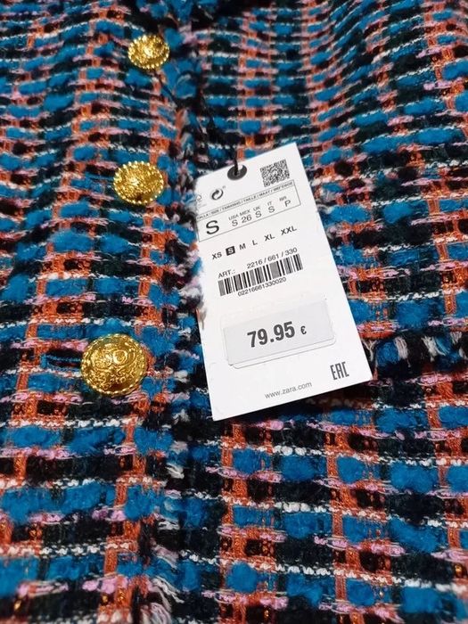 Zara блейзър 30 процента вълна, пролет/есен