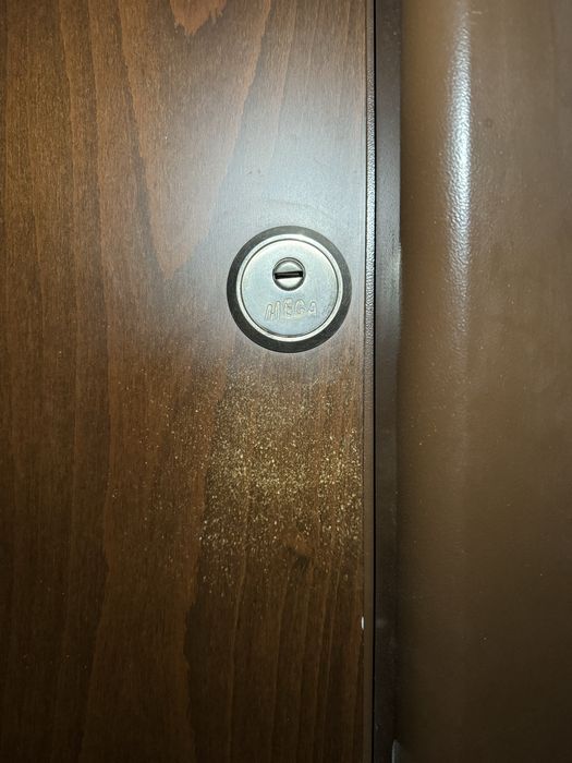 Ușă metalică Mega – stare bună, toc inclus, demontata