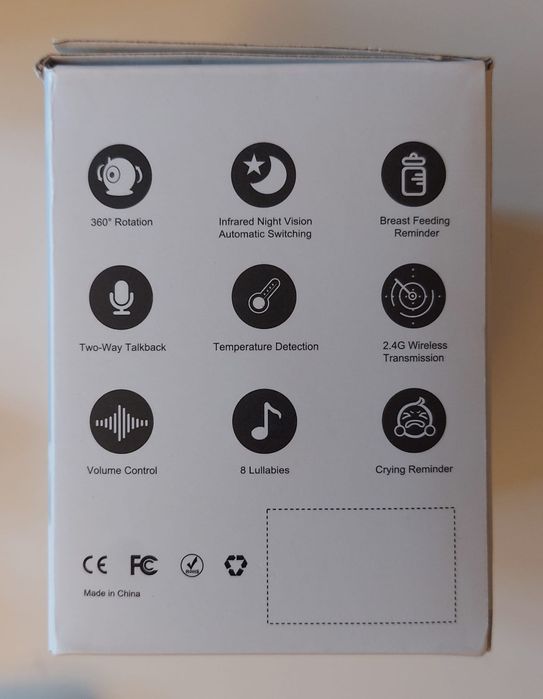 Baby Monitor sistem de monitorizare pentru bebelusi video/audio ABM100