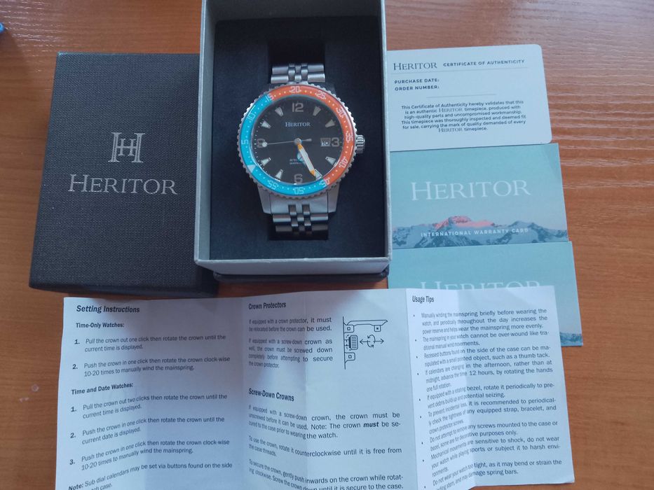 Automatic watch Heritor