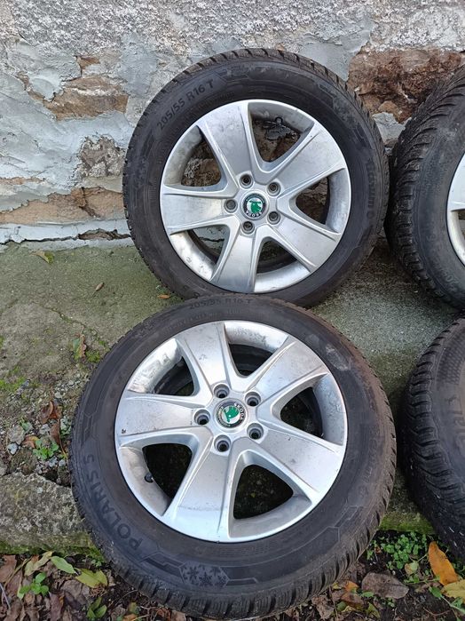 Джанти   и гуми  за  Шкода  -16 цола