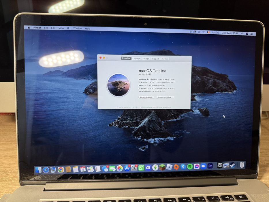 Vând Macbook Pro 15” 2013