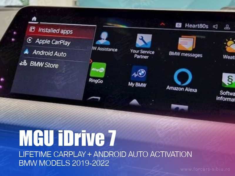 Activare Apple CarPlay / Android Auto BMW MGU ID7 – modele BMW 2018–2022