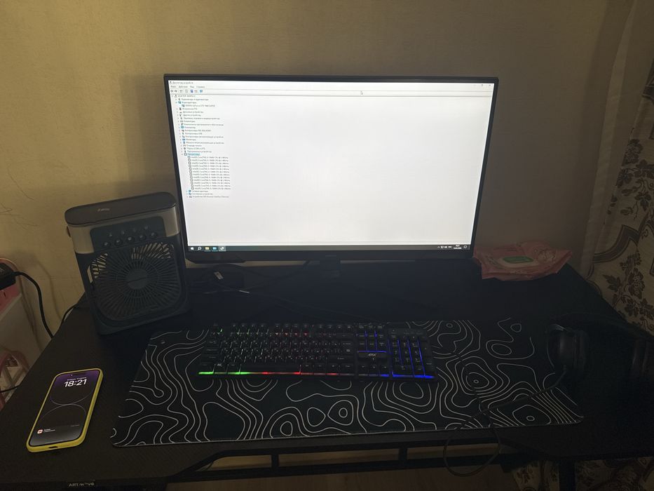 Игровой компьютер в сборе