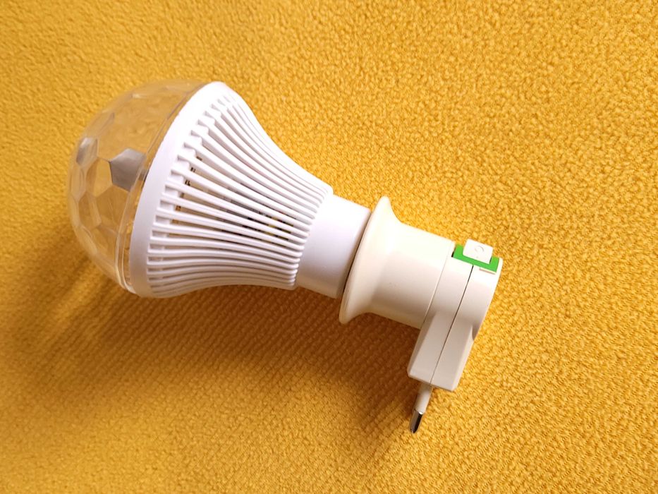 Set bec disco cu stecher si bec economic