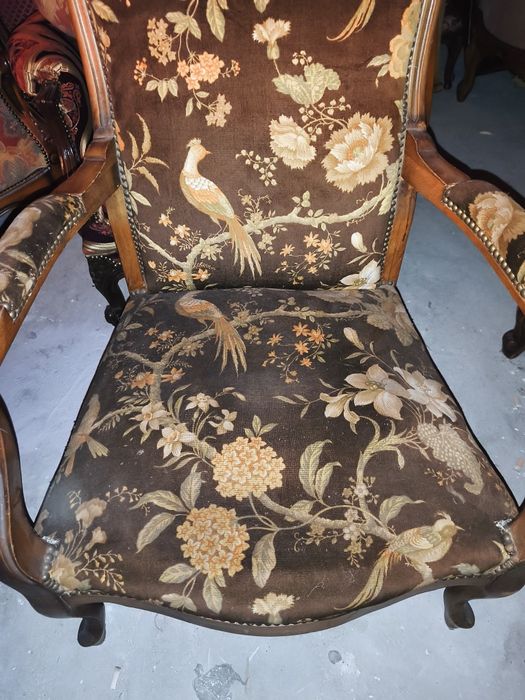 4 броя стари, френски  кресла и още барокови ,френски мебели