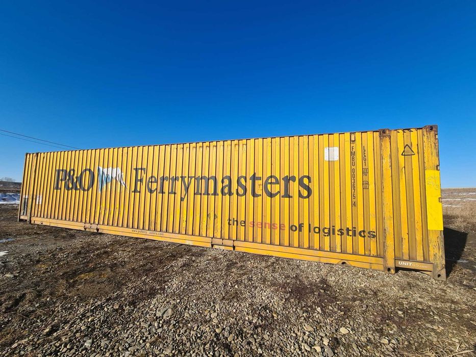 Container maritim 45 HC , 13.7m  cu podea de lemn