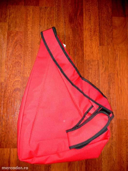 Rucsac/Ghiozdan rosu (Triangle bag)