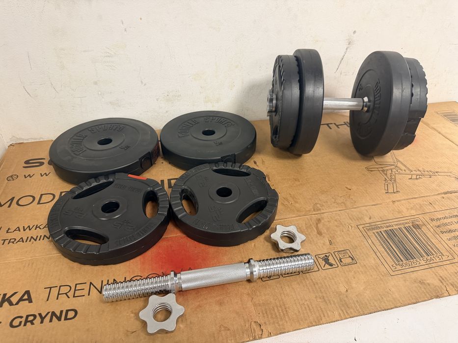 Gantere reglabile 35 kg, 17,5 kg+17,5 kg=35 kg. Pret promo 200 lei noi Germany. Anunt Valabil, mai am pe stoc 30 de seturi