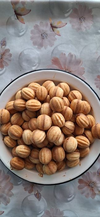 Орешки со сгущенкой,печенье