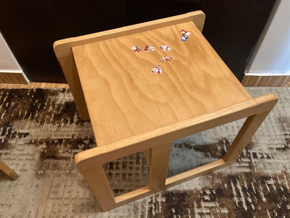 Set masa scaun Montesorri