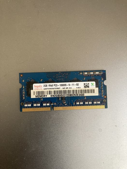 ОЗУ для ноутбука ddr3, 2 gb