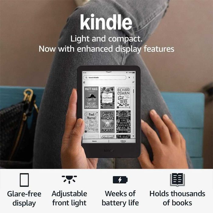 Amazon Kindle 16GB 2024 Black No Ads | Нов | 24м Гаранция
