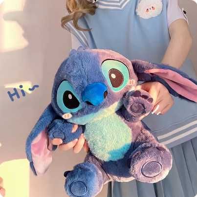 Голяма плюшена играчка Стич, 55см, Пухкав плюшен Стич Lilo Stitch плюш