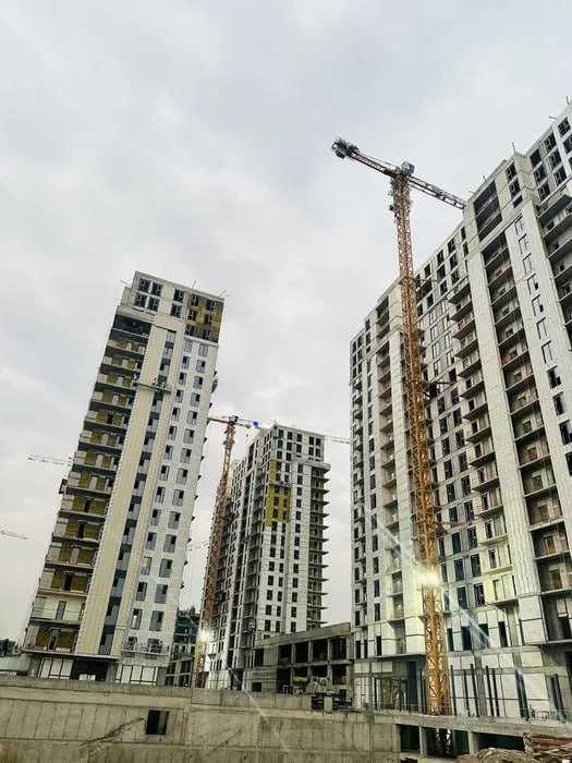 ЖК New Port 1 комнатная коробка 40,8м2 Малая кольцевая А.Кахара улица