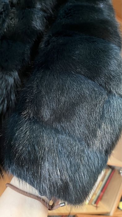 Шуба норковая с песцом