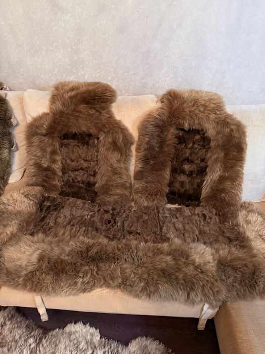 Чехлы/накидки для  авто. Натуральный мех.