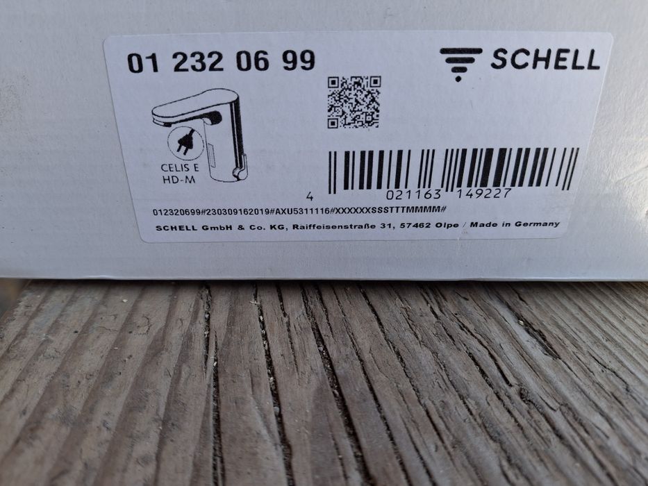 Baterie lavoar cu senzor electronic Schell Celis
