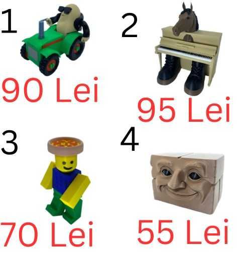 Jucării copii figurine articulate Italian Brainrot cadou (de la 40 de lei) peste 100 de modele