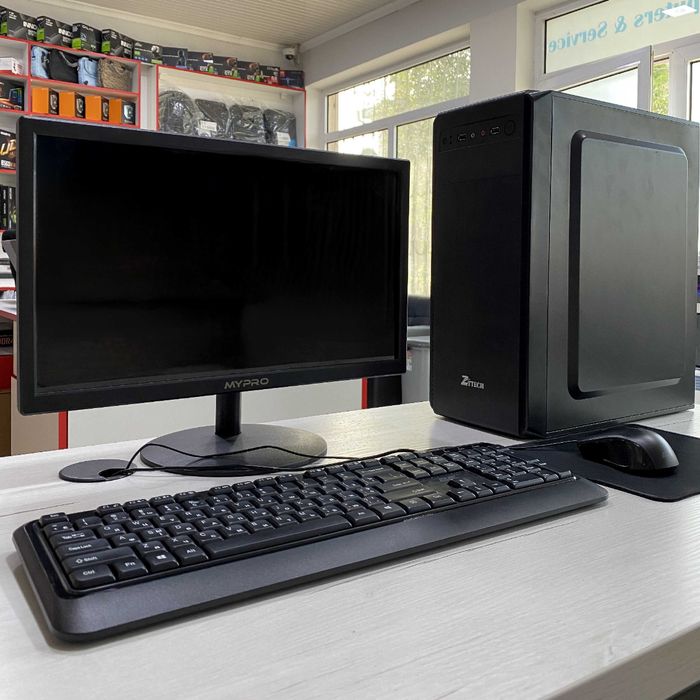 Комплект Пк Core i3-2100/ 4Gb/ 128Gb SSD/ Монитор 22"+ Клавиатура мышь