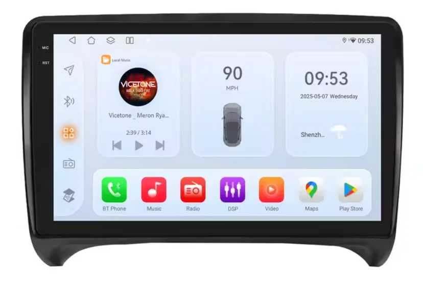 Mултимедия 9″ Android 14 за AUDI TT 8J CARPLAY навигация