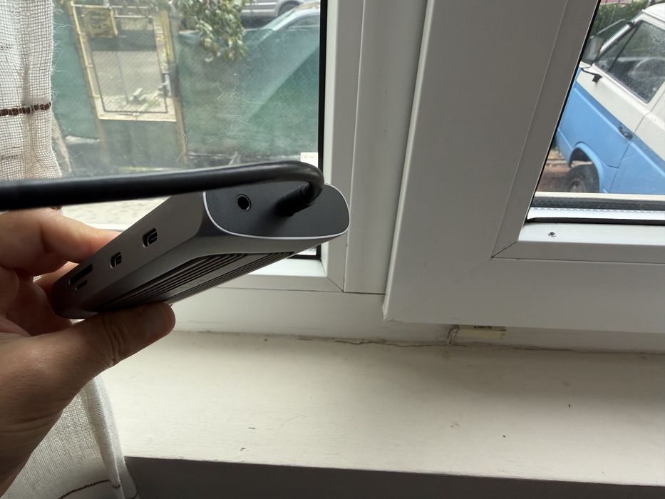 Satechi USB-C Multiport MX Adapter (тъмносив) - хъб/док за Macbook