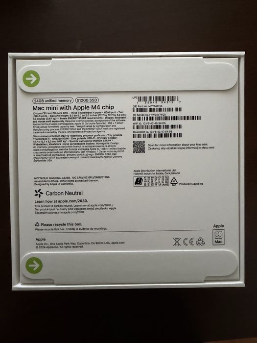 Mac Mini M4 Nou in cutie, sigilat