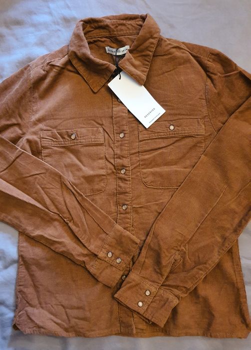 Pantaloni blugi, camasa raiat fete, 140-146, noi,  Reserved, Waikiki