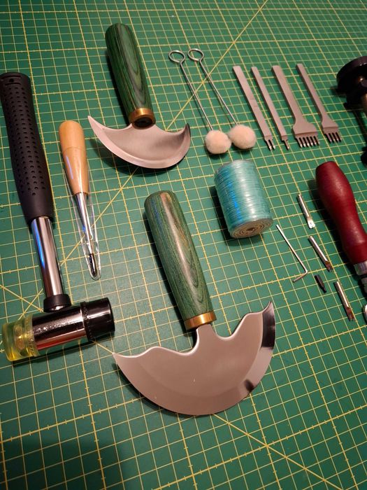 Set profesional burnisher electric pielarie, curele, piele + unelte