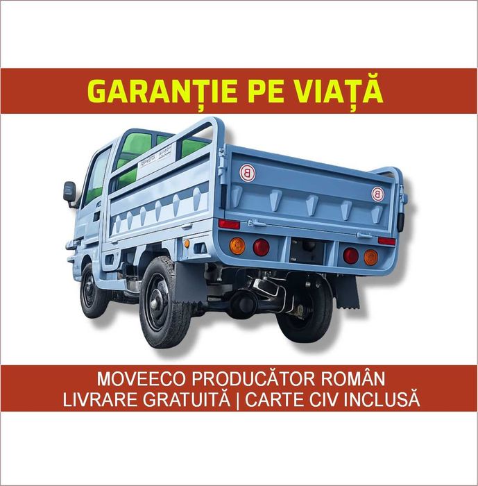 Triciclu electric Cargo 500 EEC 60V-45AH - Optional cu Lamă de zăpadă