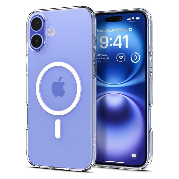 Силиконов гръб Spigen Liquid Crystal за iPhone 16, 16 Pro Max, 16 Pro