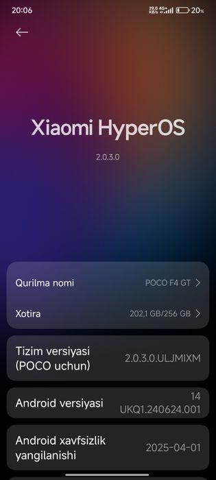 Poco F4 Gt  12/256  Snapdragon 8 gen 1