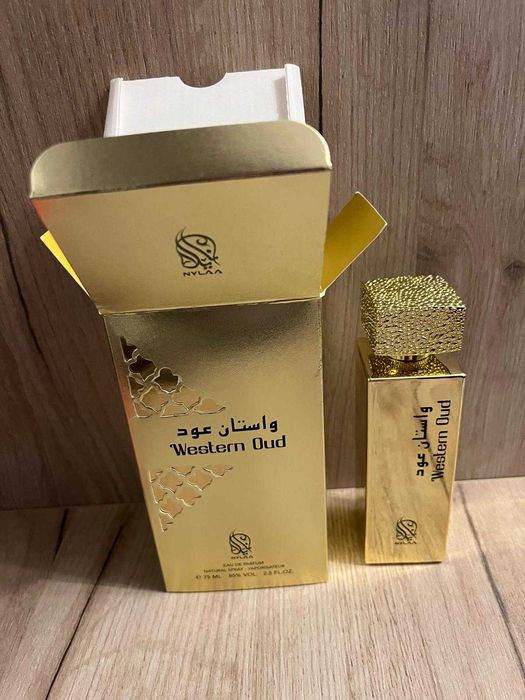 Apa de parfum Western Oud by Nylaa, barbati, 75 ml