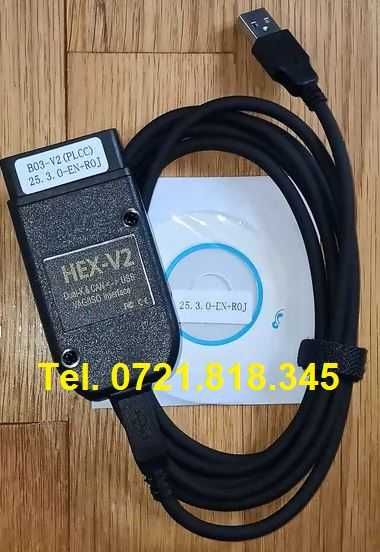 Diagnoza VCDS VAG COM HexV2 25.3 Engleza / Romana