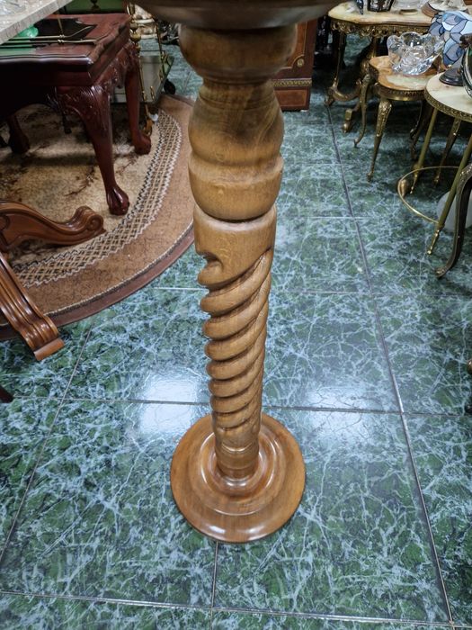 Уникална антикварна дървена френска колона