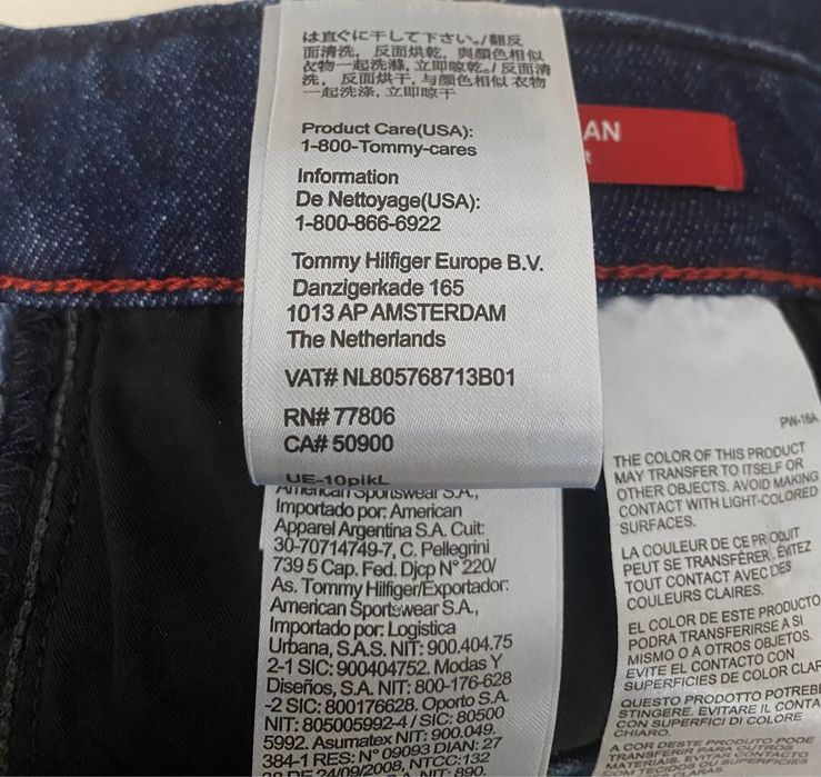 Джинсы Tommy Hilfiger, оригинал, размер 33/34
