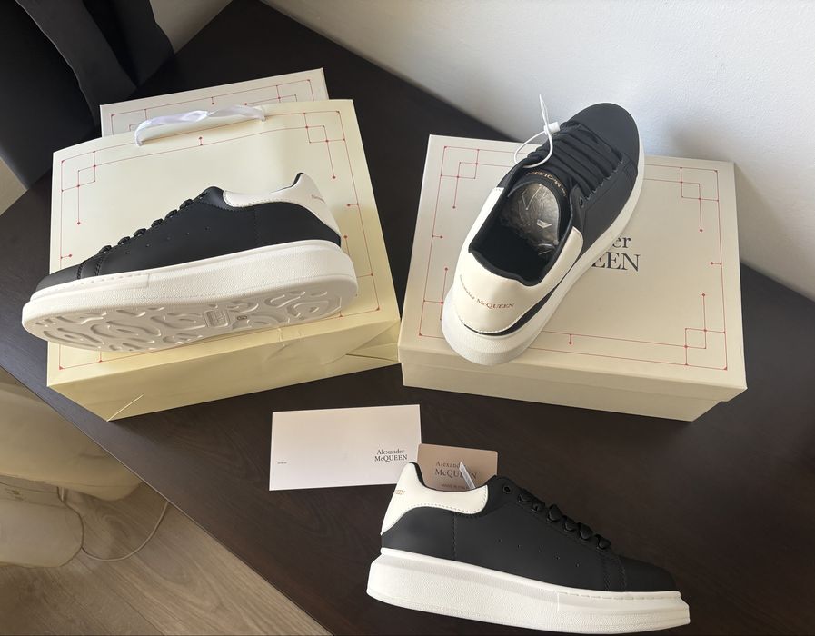 Adidasi Alexander McQueen Black-White