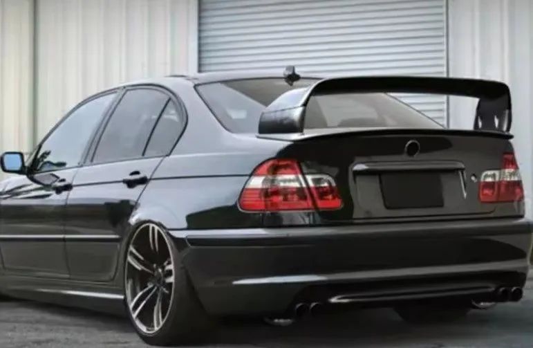 Спойлер за багажник за BMW E46 (1998-2005) LTW M3 GT Class 2 - черен гланц