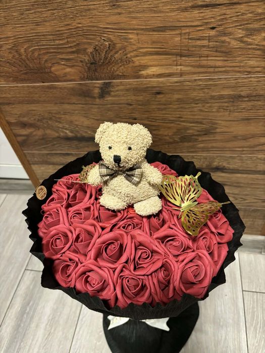 Наличен букет от фоамени рози