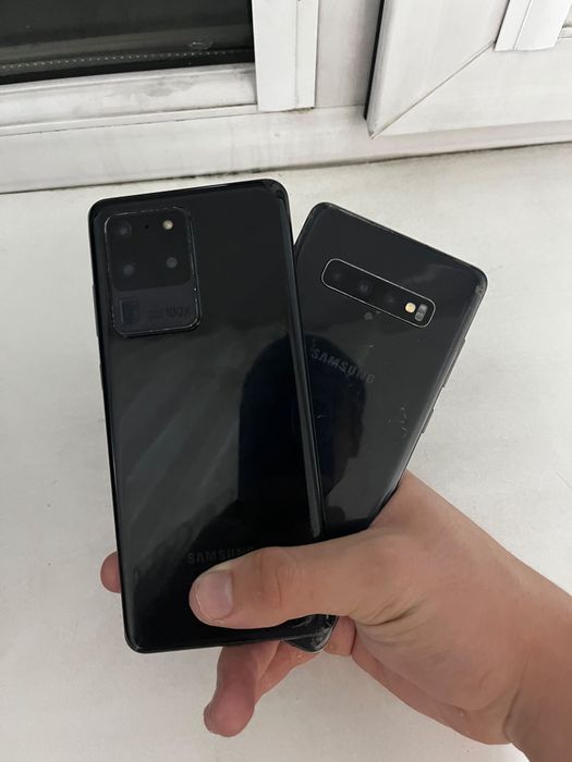 samsung s20 ultra , s10+