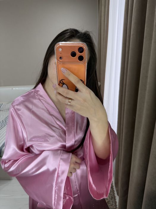 Шелковый халат для дома