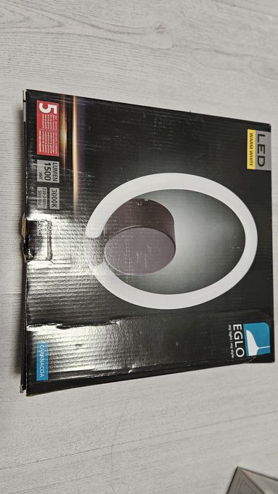 Aplica Led Eglo Caranacoa 11,5w, 1500 lumeni, lumina calda