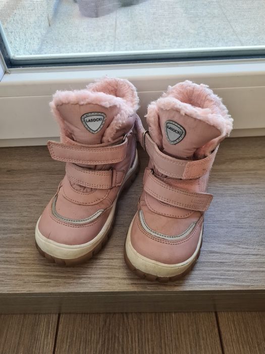 Детски зимни ботуши Lasocki - естествена кожа, р-р 24 и 27