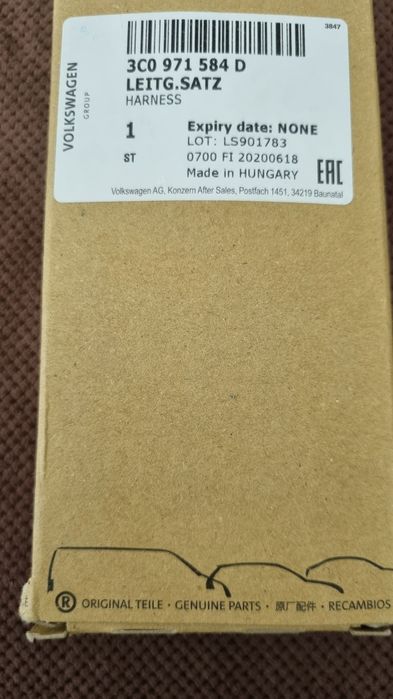 Instalatie Electrica Airbag Volan VW Passat B6 2005 - 2010 Cod