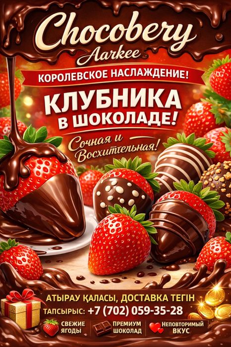 Клубника в школаде!