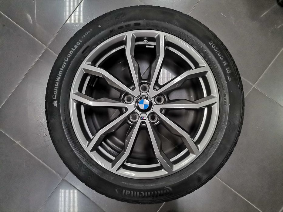 18” Зимен К-т BMW Джанти Style 711 M Гуми Датчик X1 F48 U11 U12 X2 F39