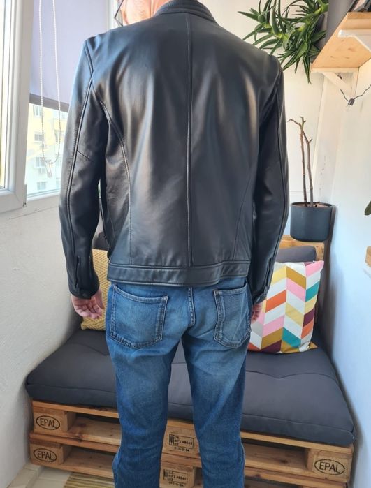 Geaca piele Mango
